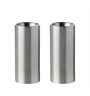 Arne Jacobsen CYLINDA salt og pepper Designikon fra Stelton 