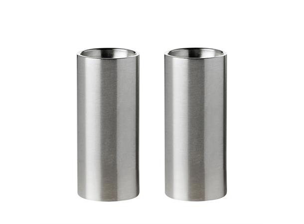Arne Jacobsen CYLINDA salt og pepper Designikon fra Stelton