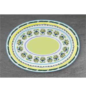 BONN ovaltallerken coup 290x200mm Dekor Dekor: Spanish Playful 