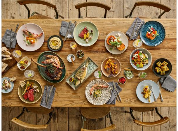 Dyp skål Ø:160mm, blå, PINE 50cl - Vitroporselen