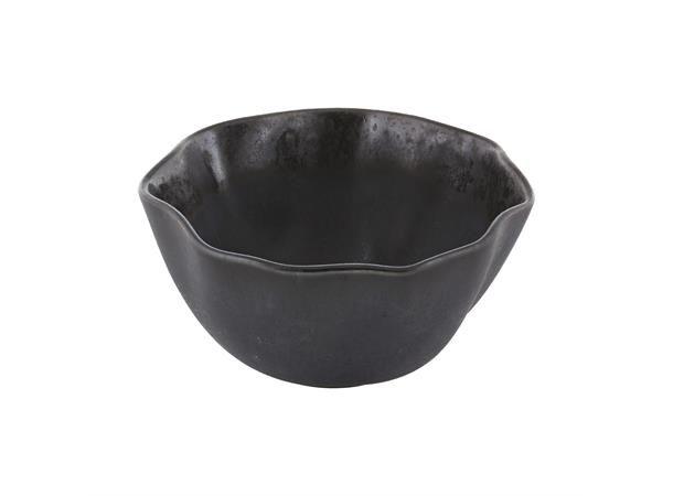 Dyp skål Ø:16cm/0,7ltr, sort, NAMI Steingods med asiatisk vibe