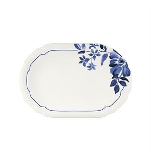 FLORAL CHARM tallerken oval 24x16cm Blå - Noble China 