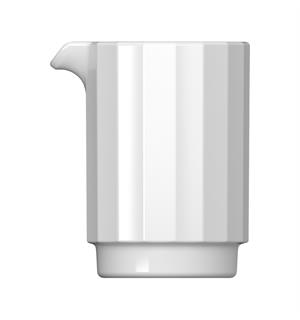 Fløtemugge 15cl EDGE, Hvit Ø:78(66)/H:92mm - Høybrent porselen 