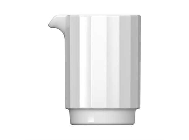 Fløtemugge 15cl EDGE, Hvit Ø:78(66)/H:92mm - Høybrent porselen