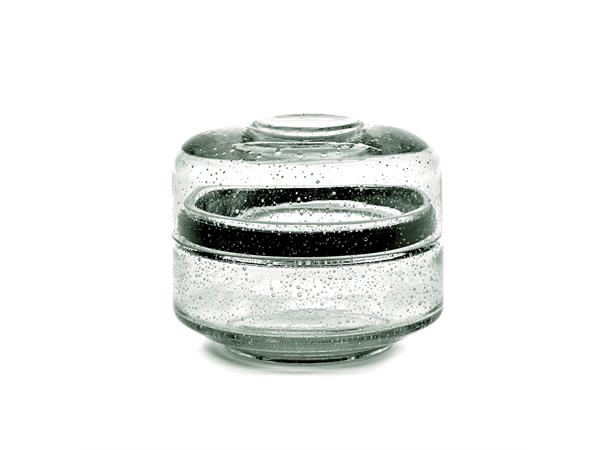 Glasskrukke m/lokk PURE 30cl Ø:12cm/H:10cm