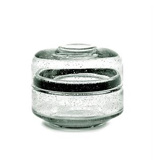 Glasskrukke m/lokk PURE 30cl Ø:12cm/H:10cm 