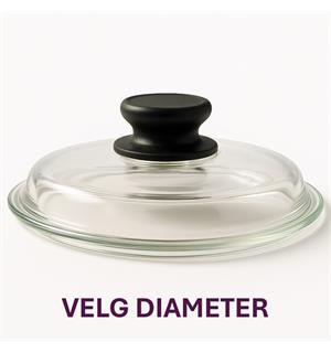 Glasslokk til RISOLI kjeler VELG DIAMETER! 