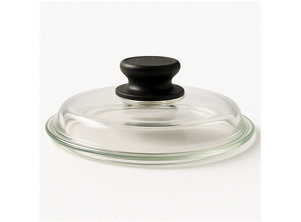 Kjele i støpt aluminium Ø:32cm H:7cm Med glasslokk, antistick coating, 4,5Ltr