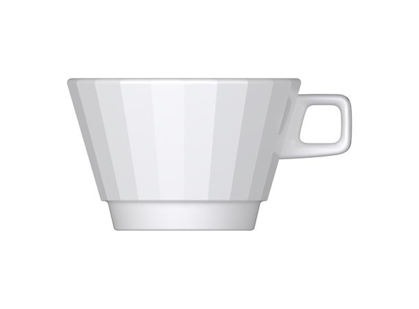 Kopp 35cl EDGE, Hvit Ø:112/H:78mm - Høybrent porselen