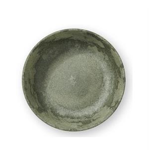 LUUPS dyp skål i trefiber/plast, grønn Ø:14,8cm / 40cl 