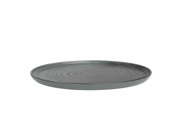 LYKKE flat tallerken rett kant Ø:240m GR GRÅ. Ø:240mm H:15mm Vekt:515gr.