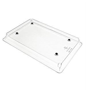Lokk til bakebrett600x400mm, stablebart Laget av klar plast 