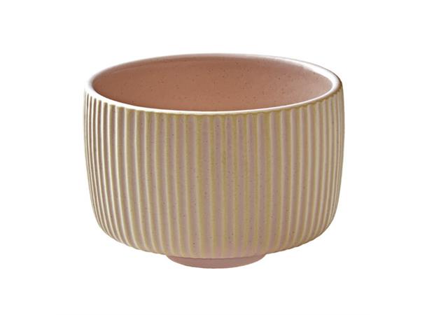 NARA krus lav u. hank m. relf. 30cl Rosè Steingods - Ø:97mm H:67mm 30cl