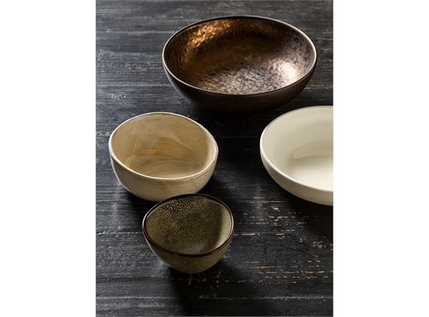 NIVO METALLIC dyp skål Ø:150mm 43cl Steingods - H:51mm