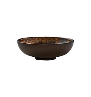 NIVO METALLIC dyp skål Ø:150mm 43cl Steingods - H:51mm 