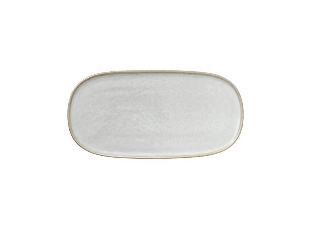 NIVO MOON tallerken oval 300x150mm Steingods