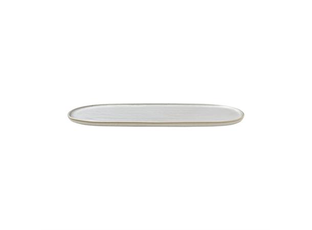 NIVO MOON tallerken oval 300x150mm Steingods
