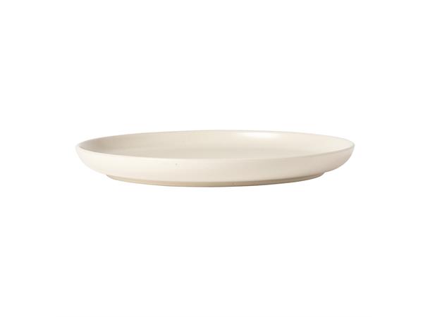 PACIFICA tallerken coupe Ø:27cm, Vanilje Ø:27cm H:2,8cm - Robust steingods