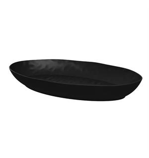 PIGMENT oval bolle i melamin SORT L:530mm B:325mm H:70mm 5,0ltr 