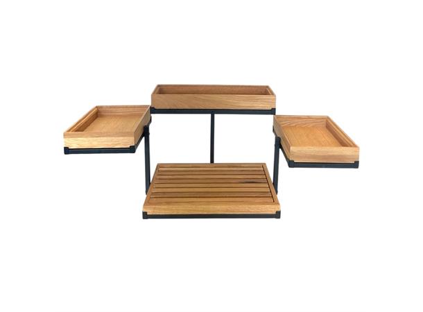 Rammesystem komplett sort, Base GN1/1 Shiva - Kun stativ!