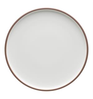 SHIRO tallerken coupe flat Ø: 280mm Dekor: Hvit med rim 