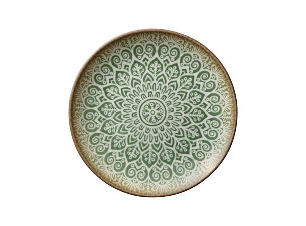 SOULMATE tallerken coupe Ø:25cm, Jade Vitroporselen