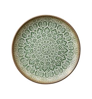 SOULMATE tallerken coupe Ø:25cm, Jade Vitroporselen 