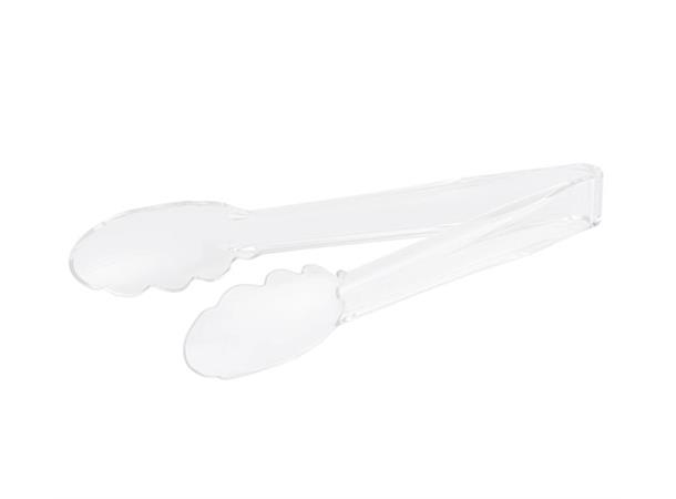 Salatklype i polycarbonat KLAR L:240mm Praktisk klype til buffet eller bak disk