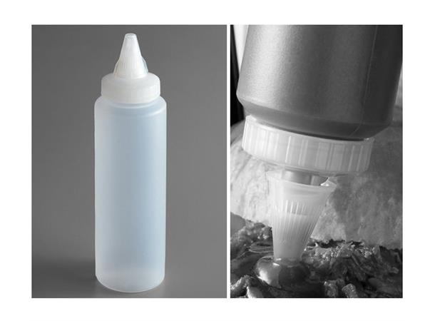 Sauseflaske / dressingflaske 240ml Med åpne/lukke kork