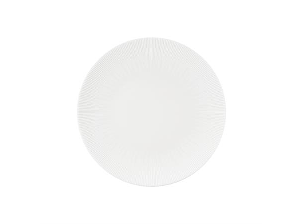 Tallerken coupe Ø:17cm SMART, Stripes Struktur Stripes - Høybrent porselen
