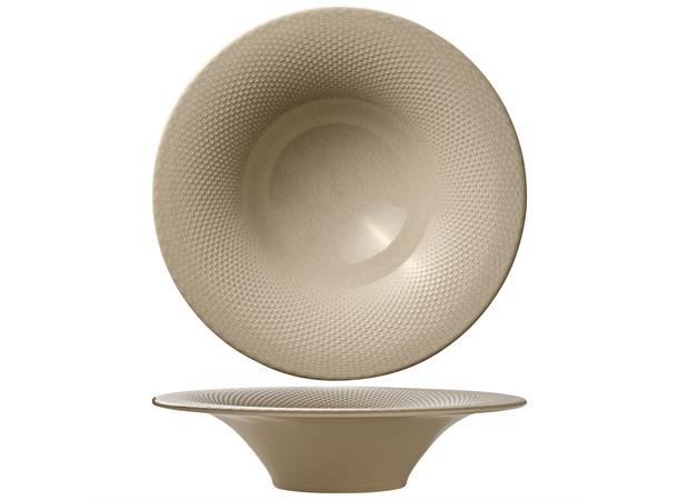 Tallerken dyp coupe Ø:270mm, brun, PINE Vitroporselen