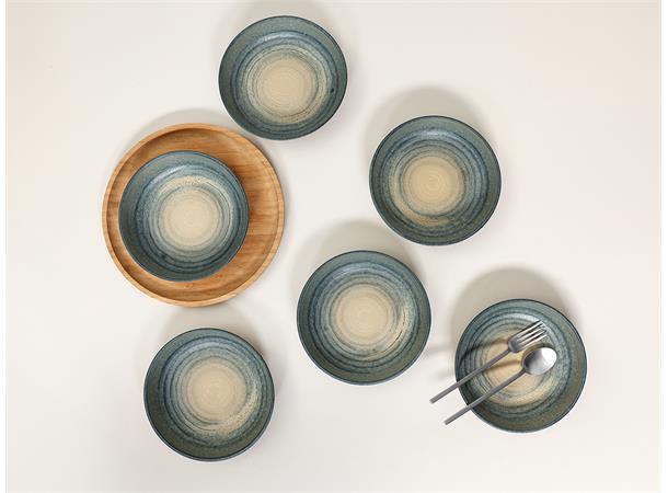 Tallerken halvdyp Ø:17cm RE-GEN, Sirius Resirkulert porselen