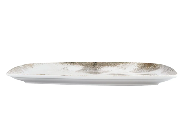 Tallerken rekt. 32x23cm RE-GEN, Salda Resirkulert porselen