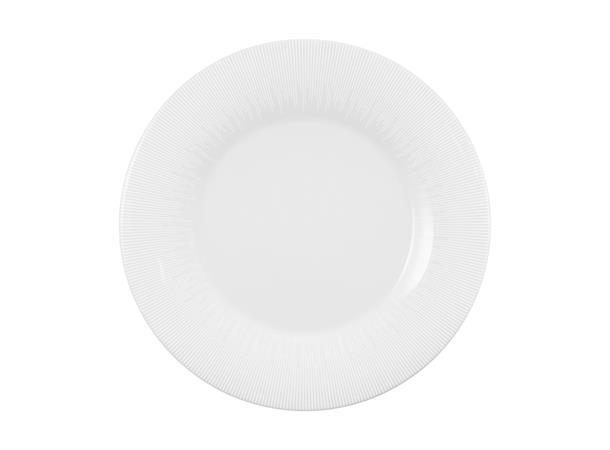 Tallerken Ø:27cm SMART, Stripes Struktur Stripes - Høybrent porselen