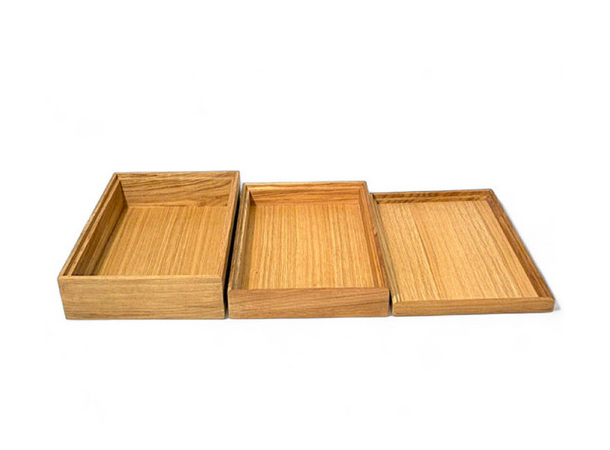 Trekasse eik GN2/3-34 Shiva Heltre eik - Næringsmiddelgodkjent