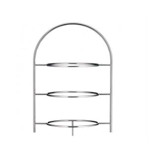 WMF stativ 3 etasjer, rustfritt stål For tallerken maks Ø:260mm 