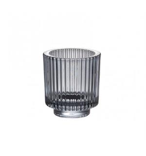 WMF telysholder i glass smoke Ø:75/H:80m 