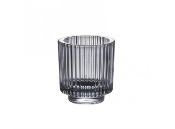 WMF telysholder i glass smoke Ø:75/H:80m