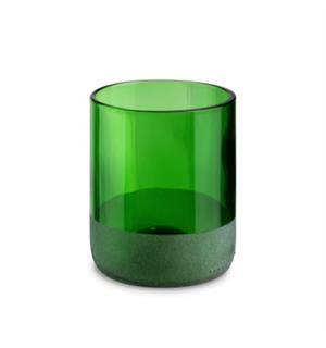 iWas tumbler 25cl, grønn frostet 25cl/Ø:74mm - Gjenbrukte flasker 