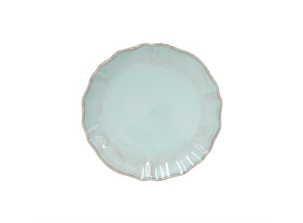 ALENTEJO tallerken flat Ø:170mm. Turkis Steingods