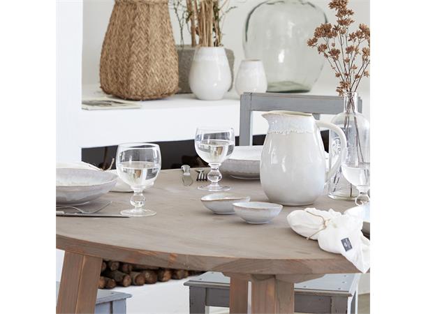 Dyp skål oval 8cl, sand, BRISA L:103mm B:79mm H:36mm 8cl - Stengods