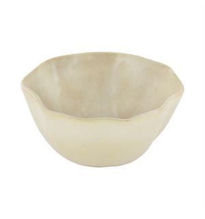 Dyp skål Ø:16cm/0,7ltr, sand, NAMI Steingods med asiatisk vibe 