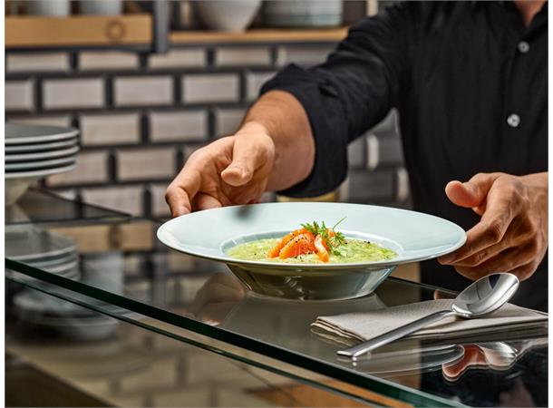 Dyp tallerken Ø:26cm EDGE, Sea Høybrent porselen - Farget glasur