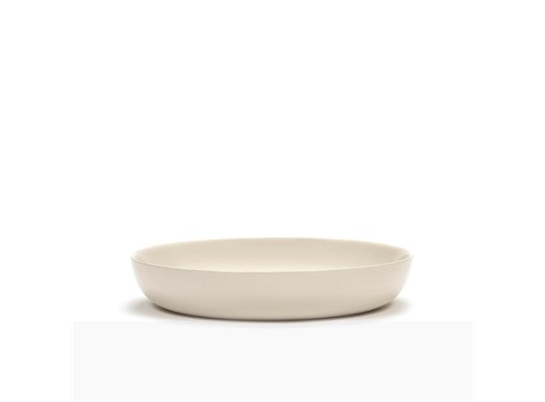 FEAST tallerken halvdyp Ø:220/H:40mm Dekor: White Pepper Black