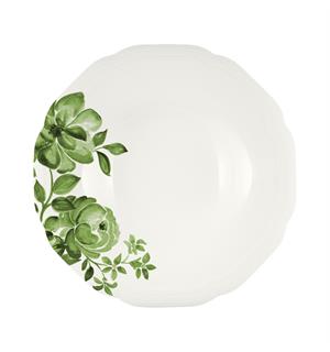 FLORAL CHARM dyp tallerken coupe Ø:24cm Grønn - Noble China 