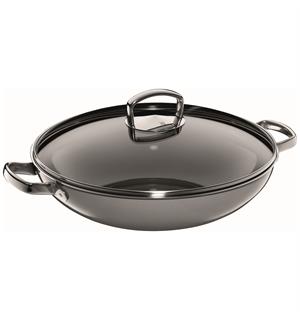 FUSIONTEC wok panne Ø:36cm, platinum Ø:36cm/7,0ltr - Til alle varmekilden 