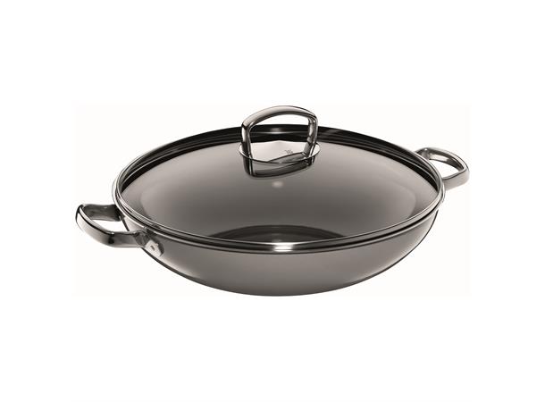 FUSIONTEC wok panne Ø:36cm, platinum Ø:36cm/7,0ltr - Til alle varmekilden