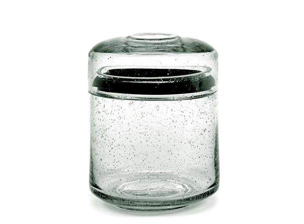 Glasskrukke m/lokk PURE 90cl Ø:12cm/H:16cm