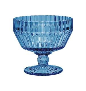 Glasskål på fot Ø:110mm, blå, ARCHIE 29,5cl Ø:110mm H:100mm 