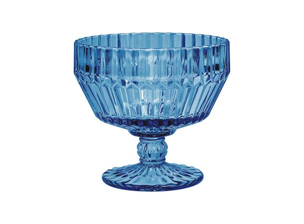 Glasskål på fot Ø:110mm, blå, ARCHIE 29,5cl Ø:110mm H:100mm